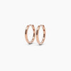 Small Hoop Earrings - Rose Gold