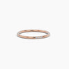 Three Diamond Band - Rose Gold