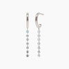 Núde Diamond Drop Earrings - White Gold
