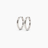 Small Hoop Earrings - White Gold