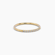 Diamond Thin Stacking Ring - Narcissus