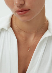 Beaded Whisper Chain Necklace