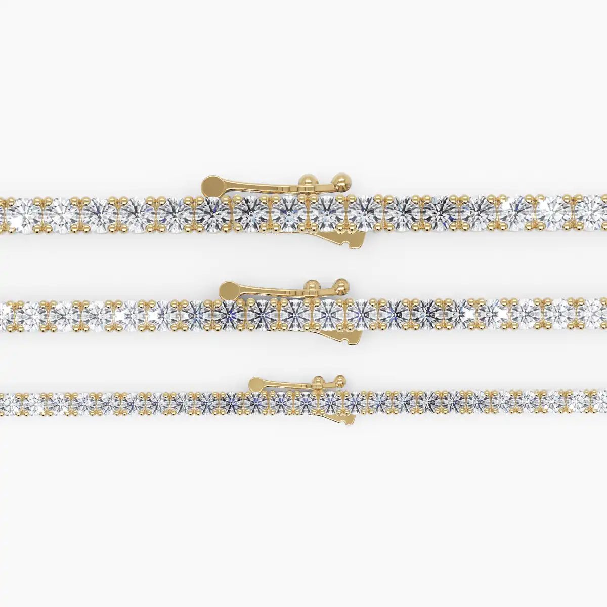Lab Grown Diamond Tennis Bracelet, 1.50ctw, 14k Yellow Gold - Narcissus