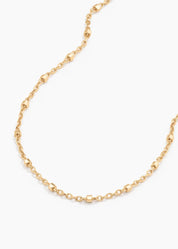 Beaded Whisper Chain Necklace