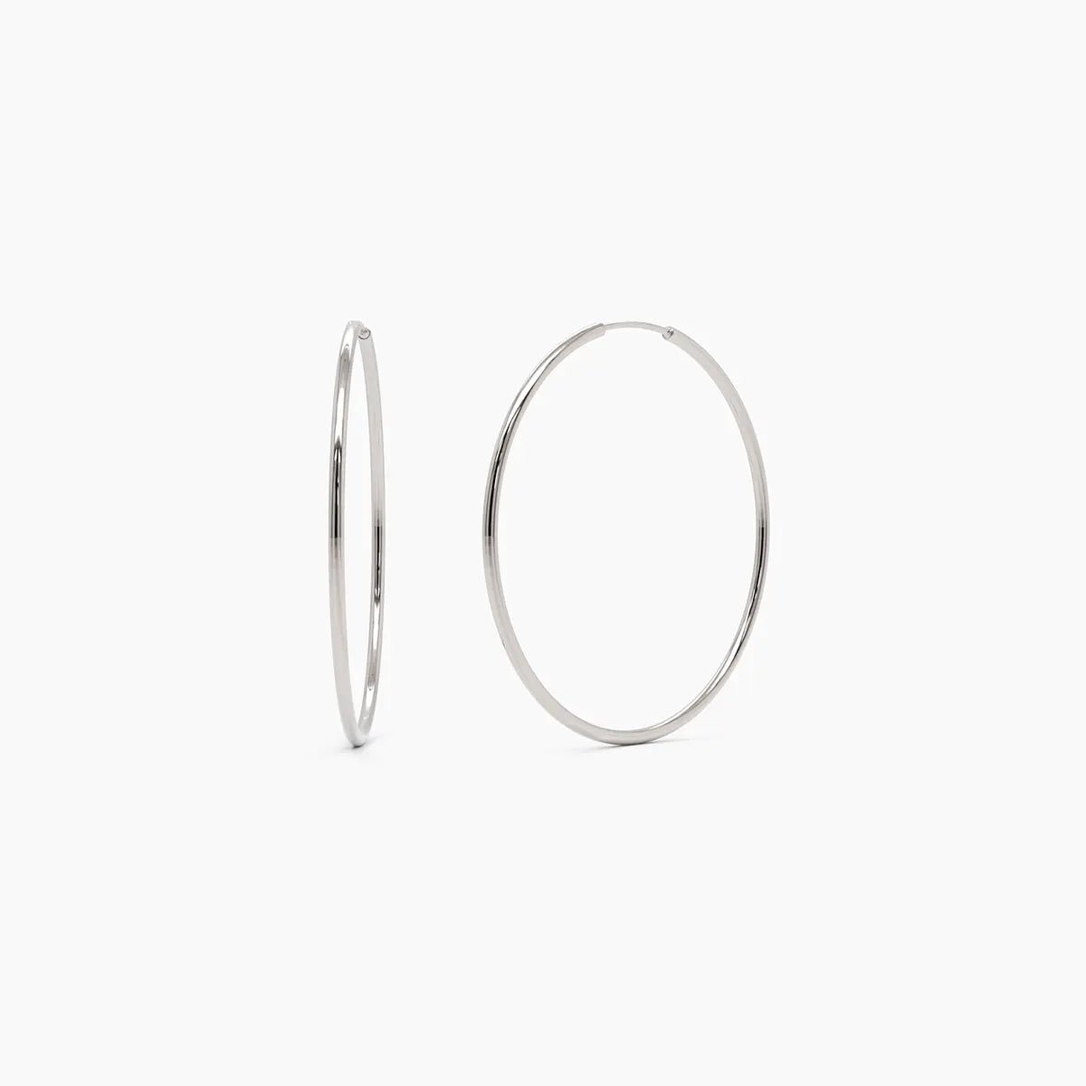 Gold Hoop Earrings - Narcissus