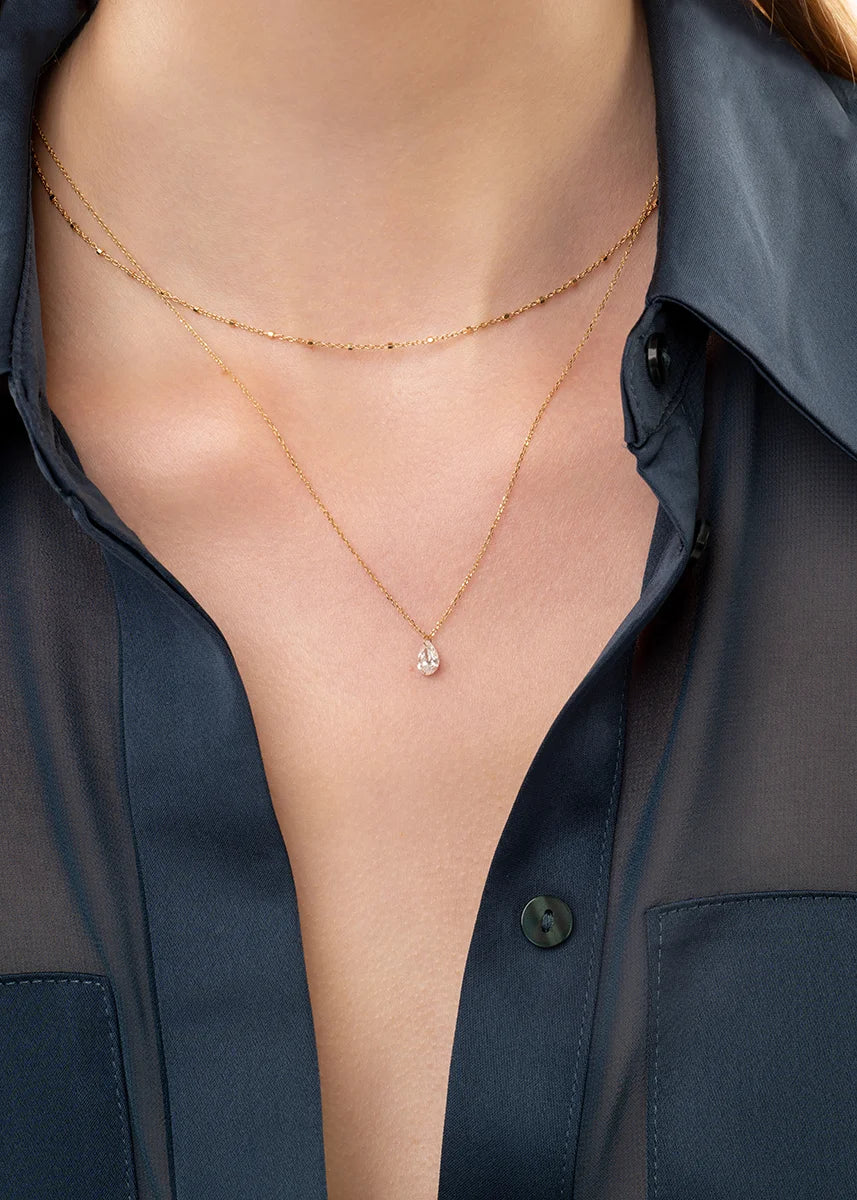 Beaded Whisper Chain Necklace