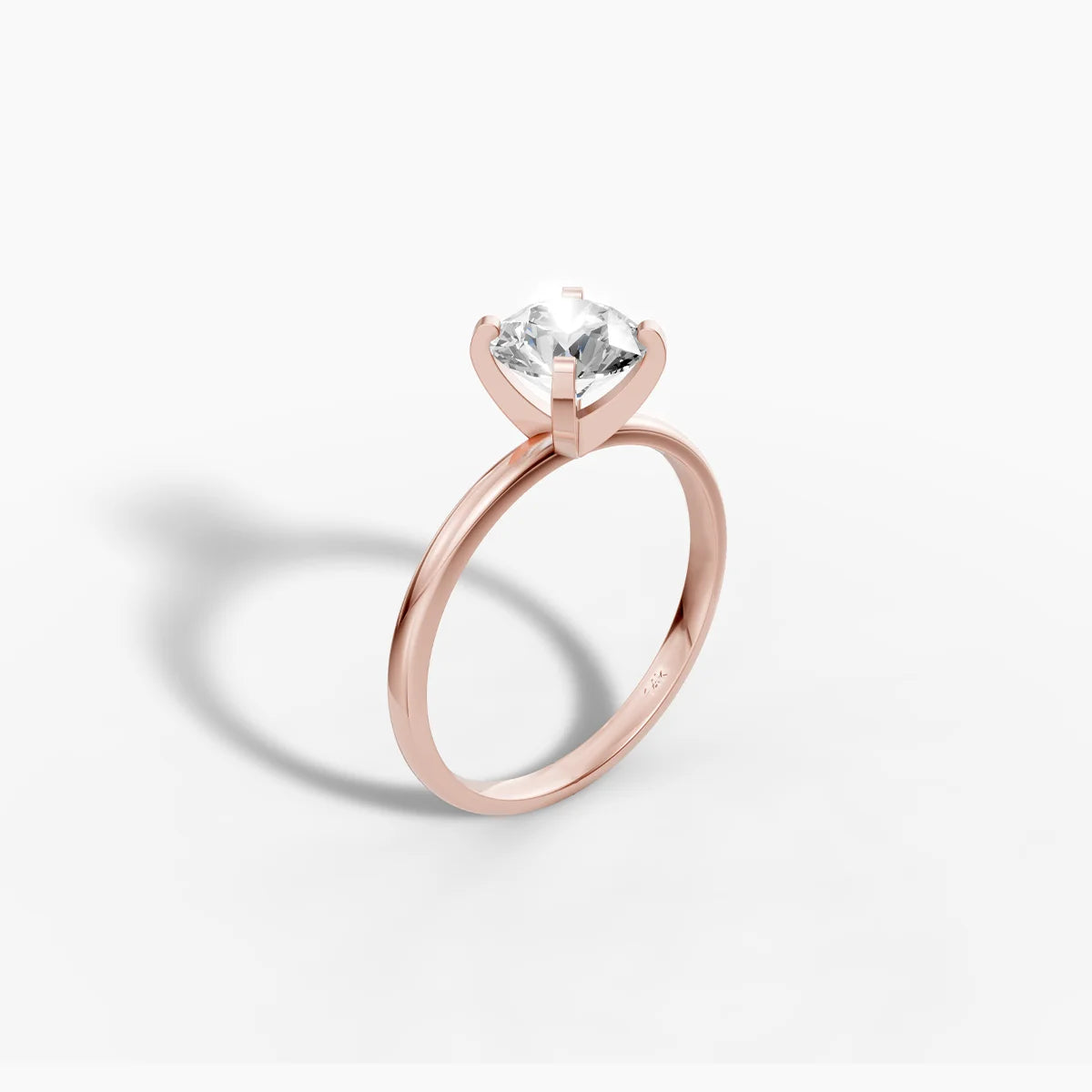 Classic Solitaire Diamond Engagement Ring