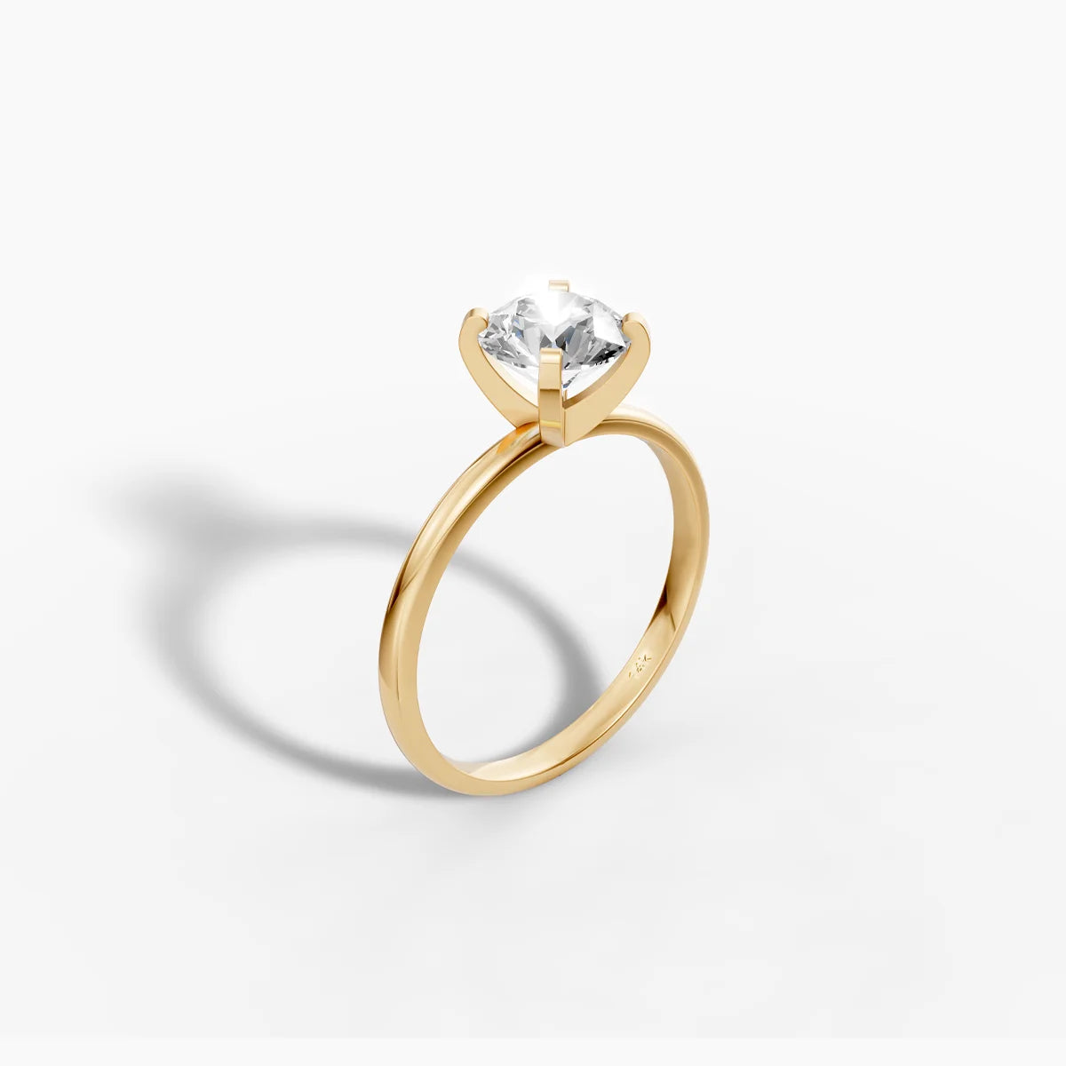Classic Solitaire Diamond Engagement Ring