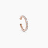Minimalist Diamond Ear Cuff - Rose Gold (single)