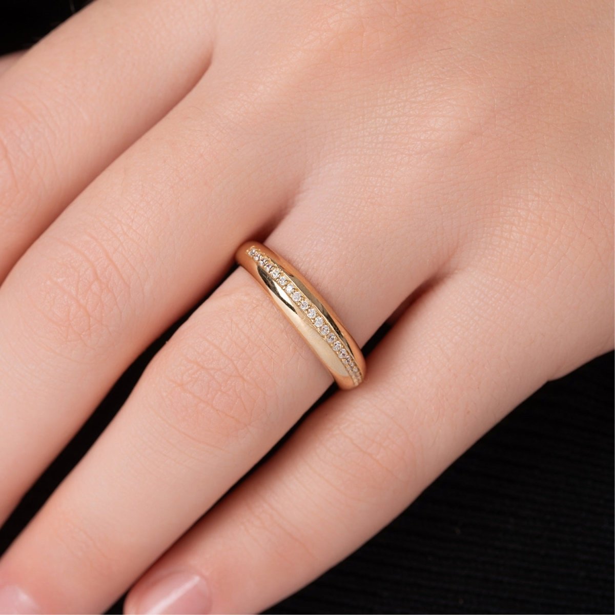 Diamond Dome Ring - Narcissus