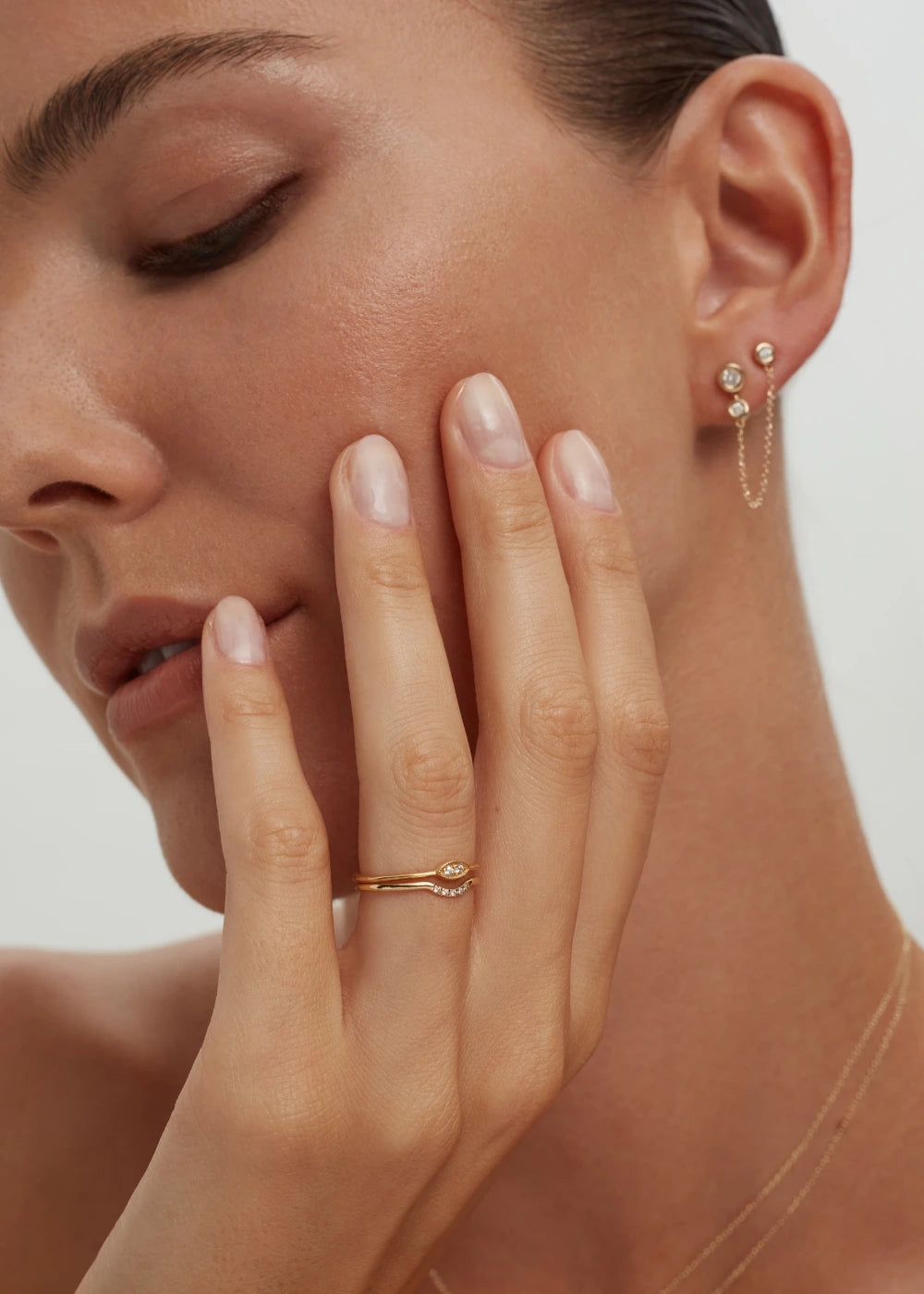 Form Diamond Ring - Rose Gold