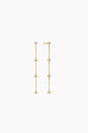 Diamond Drop Station Earrings