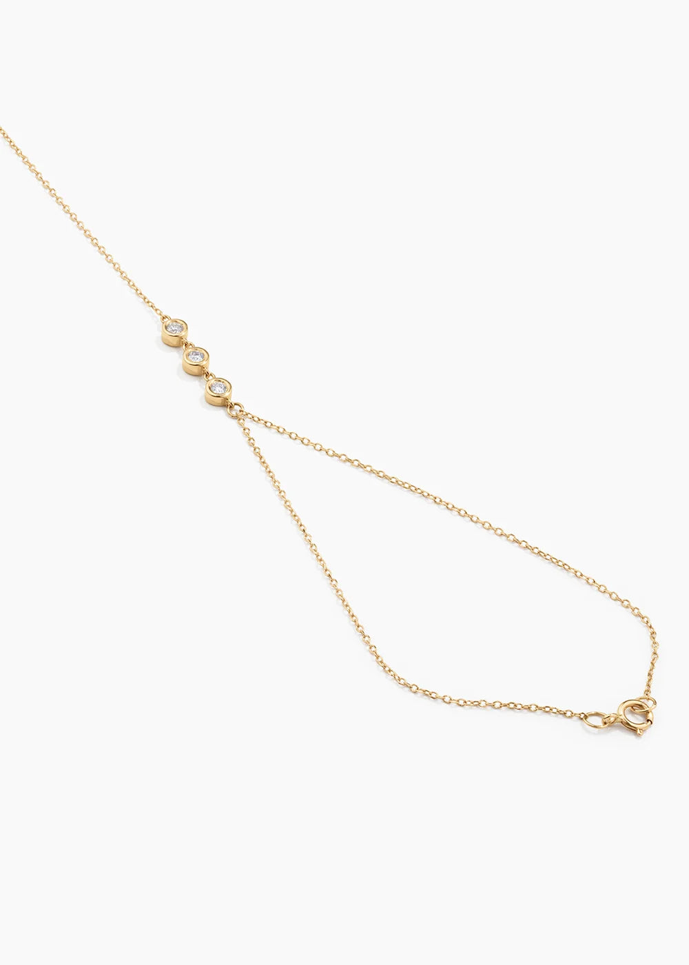 Bezel Diamond Hand Chain