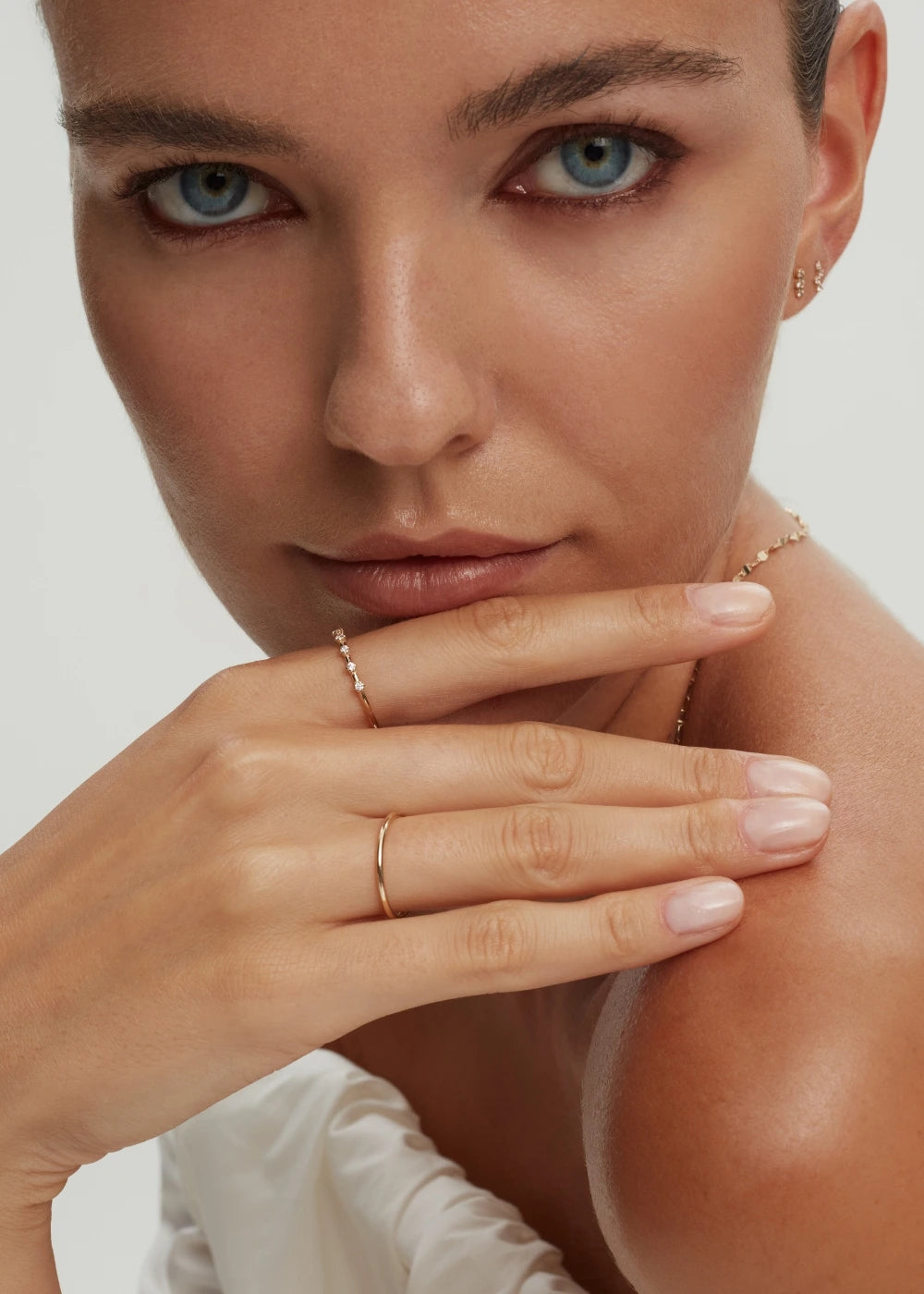 Thin Stackable Gold Band