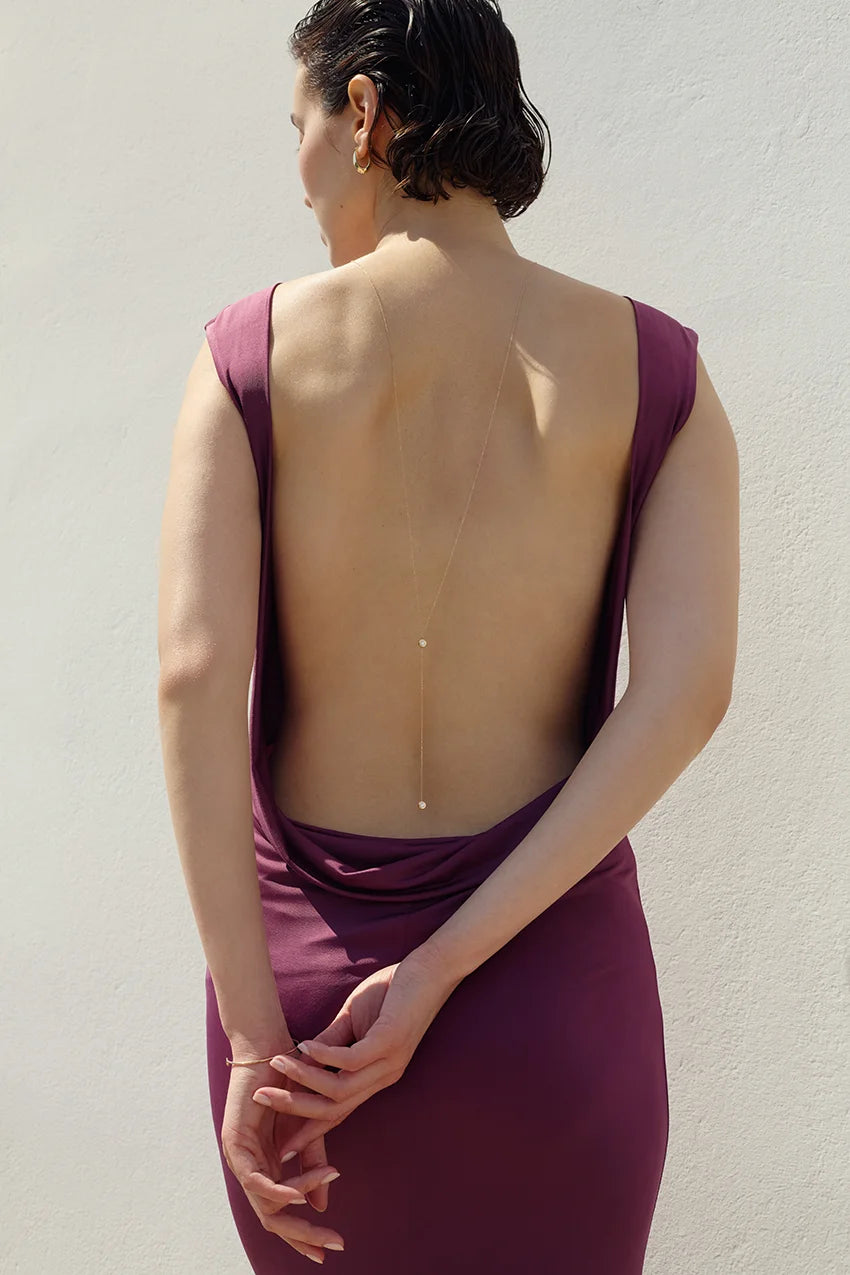 Naiad Diamond Back Necklace