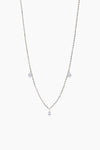 Núde Trio Pear Diamond Necklace - White Gold