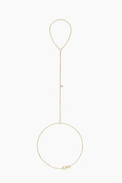 Núde Solitaire Diamond Hand Chain Bracelet