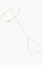 Núde Solitaire Diamond Hand Chain Bracelet