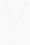 Nema Lariat Pearl Drop Necklace