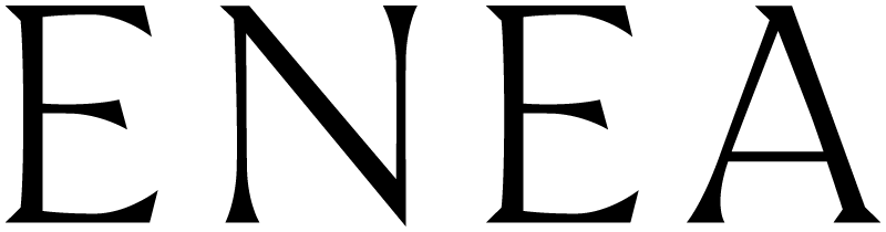 Black 'ENEA' logo on a white background