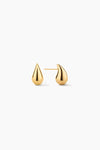 Puffy Teardrop Stud Earrings (pair)