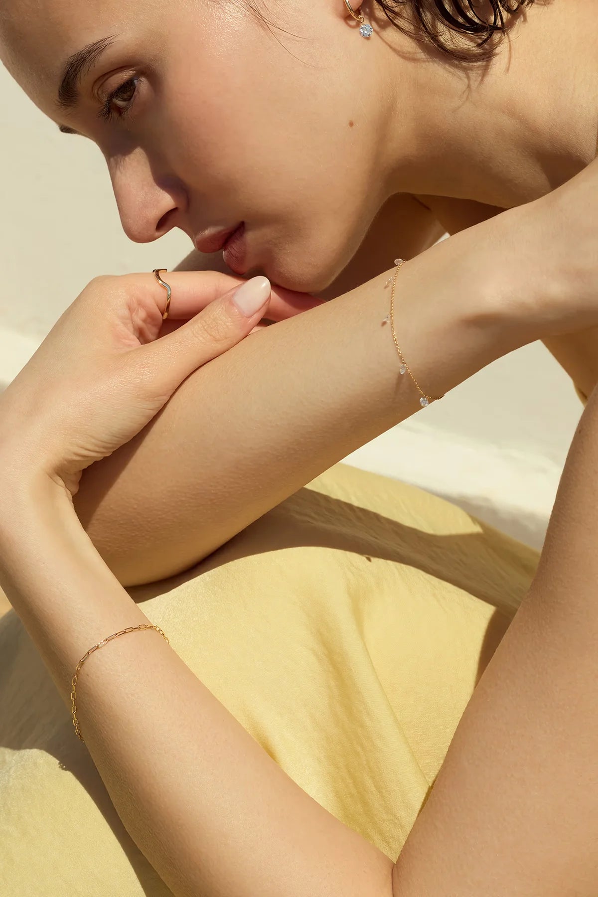 Goldkettenarmband