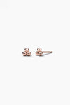 Gold Sphere Studs - Rose Gold