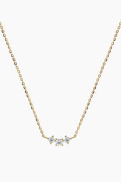 Three Diamond Necklace