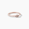 Dainty Milgrain Wedding Band - Rose Gold