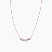 Diamond Bezel Bar Necklace