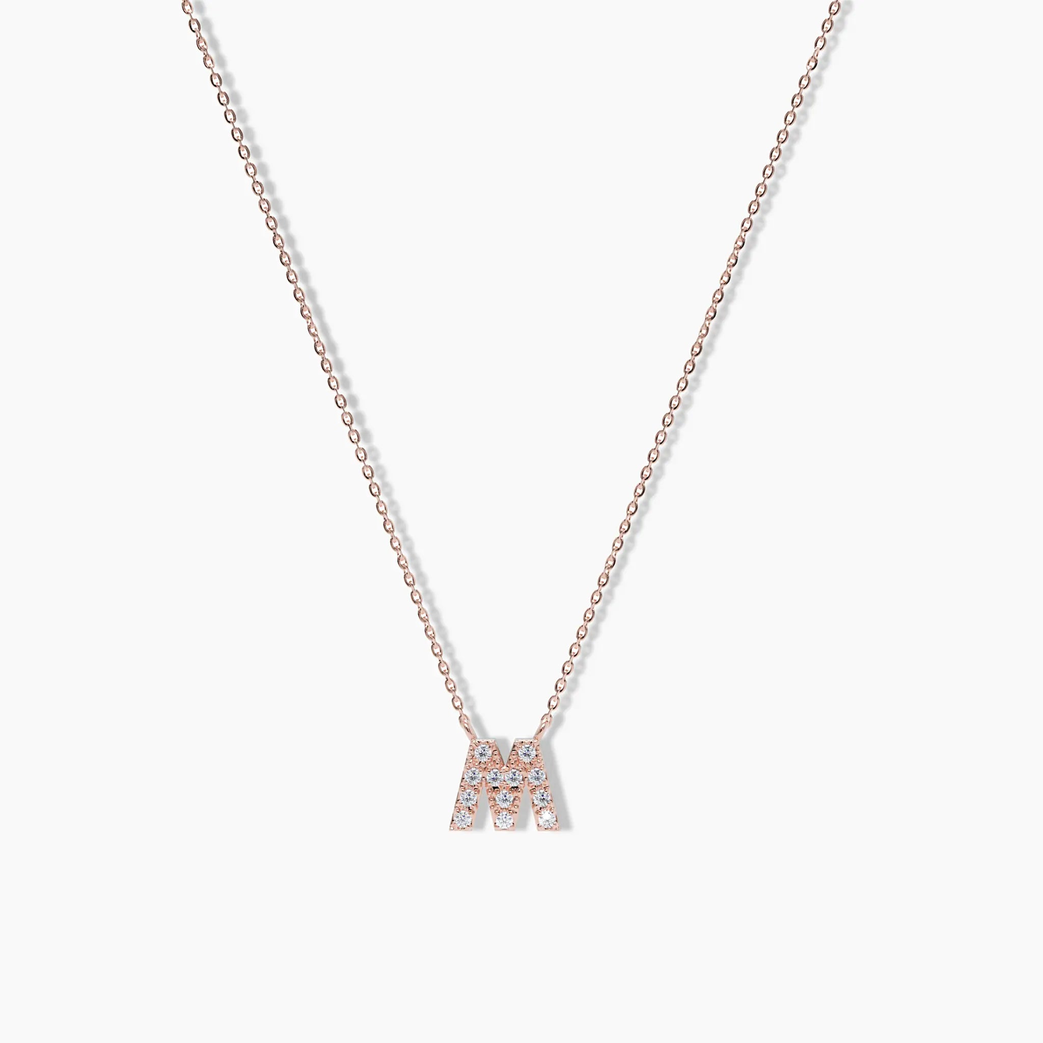 Diamond Initial Necklace - Narcissus