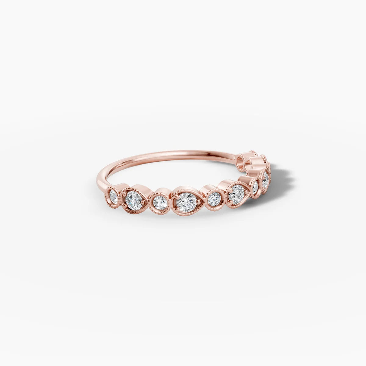 Round Diamond Vintage Ring
