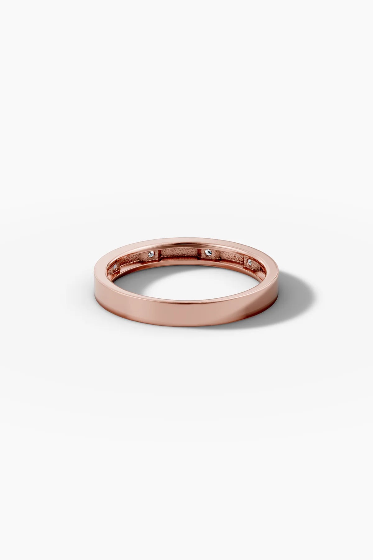 Diamond Dot Ring - Rose Gold