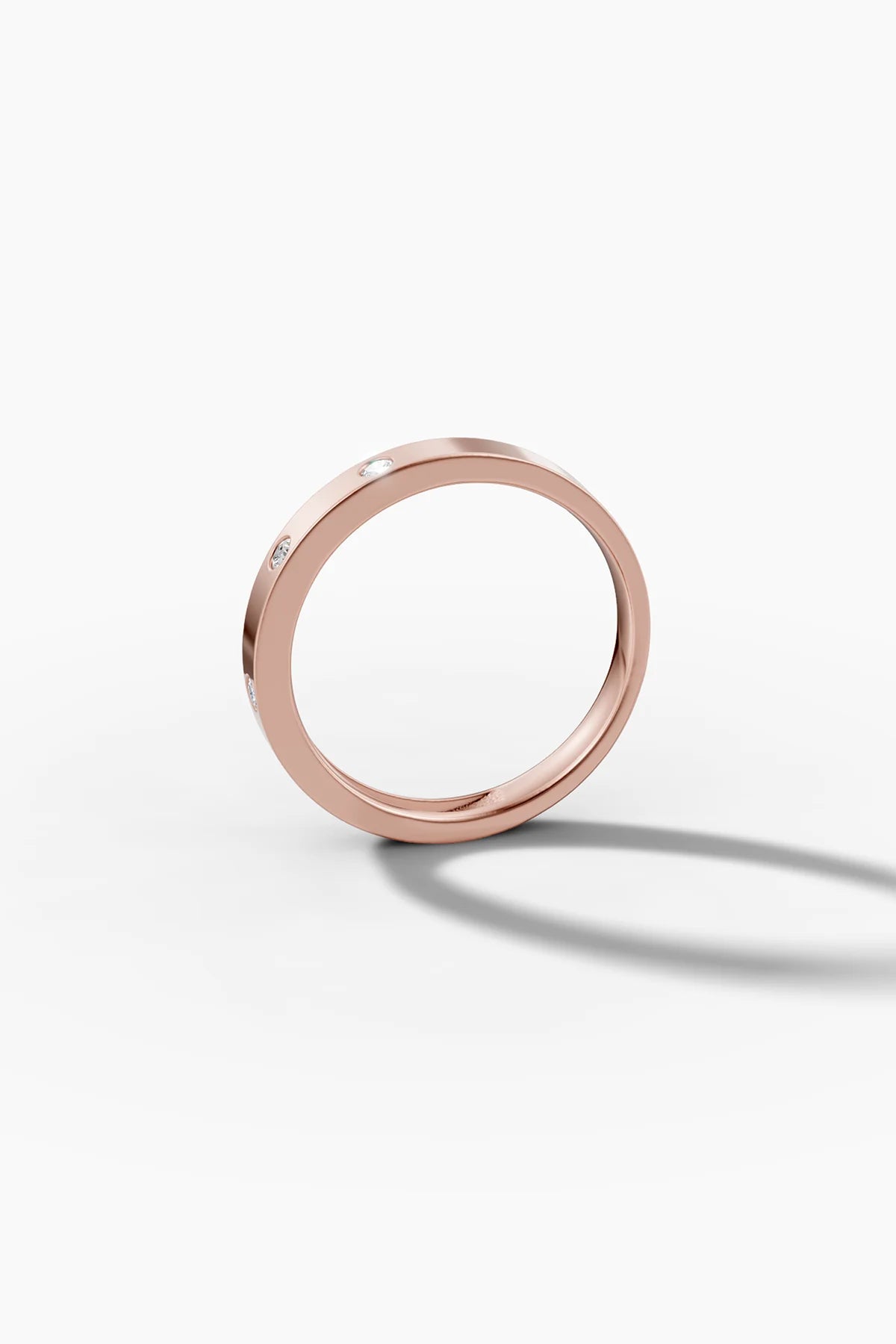 Diamond Dot Ring - Rose Gold