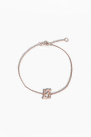 Legacy Initial Letter Bracelet - Rose Gold