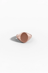 Echo Oval Signet Ring - Rose Gold