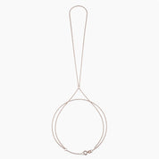 Lien Ring Chain Gold Bracelet - Rose Gold