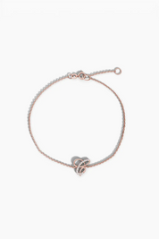 Poetry Initial Letter Bracelet - Rose Gold
