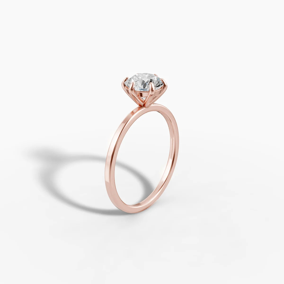 Six-Prong Solitaire Engagement Ring