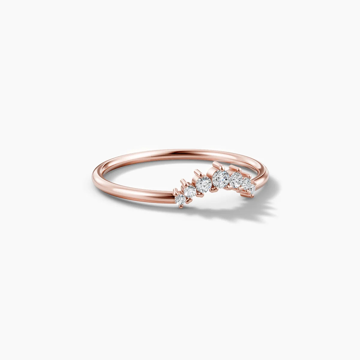 Pointe Diamond Ring - White Gold