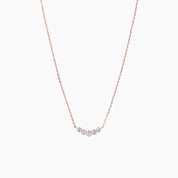Dainty Diamond Bezel Bar Necklace