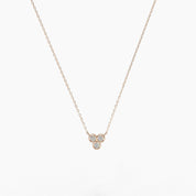 Trio Bezel Necklace - Narcissus