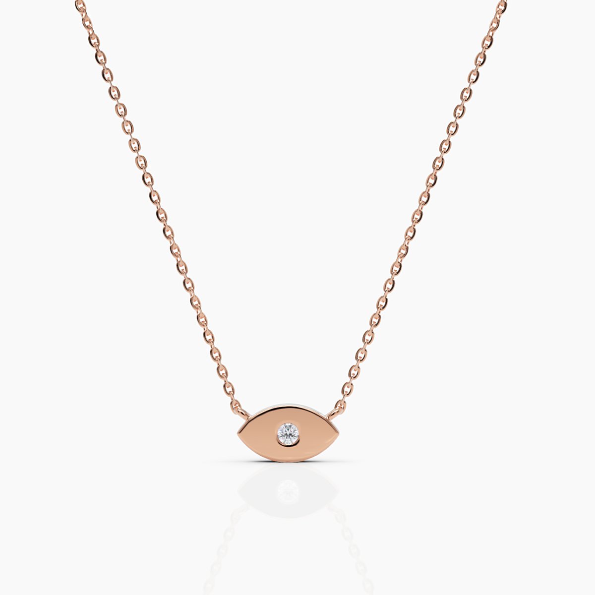 Evil Eye Diamond Necklace - Narcissus
