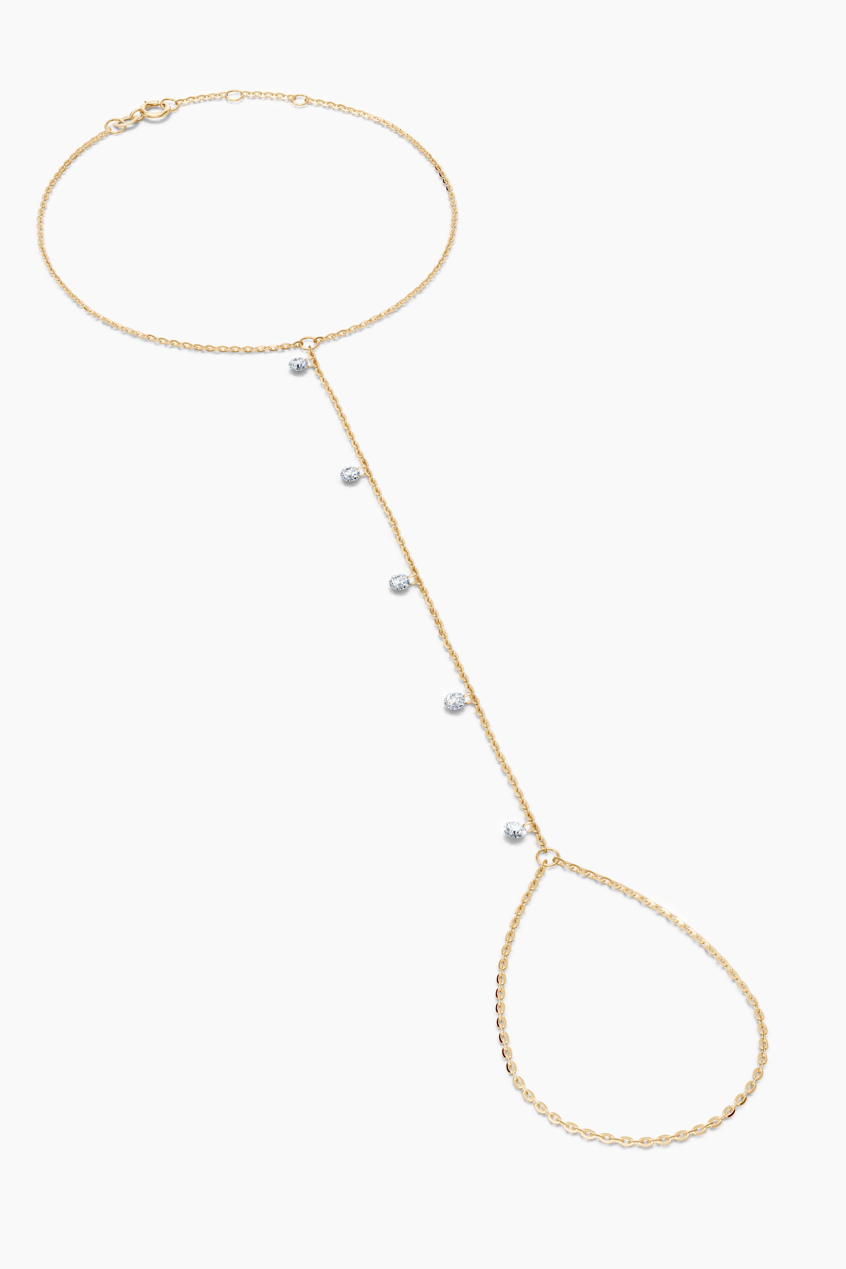 Núde Diamond Hand Chain Bracelet