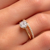 Six - Prong Solitaire Engagement Ring - Narcissus