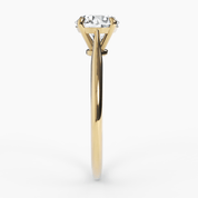 Split Shank Diamond Engagement Ring - Narcissus