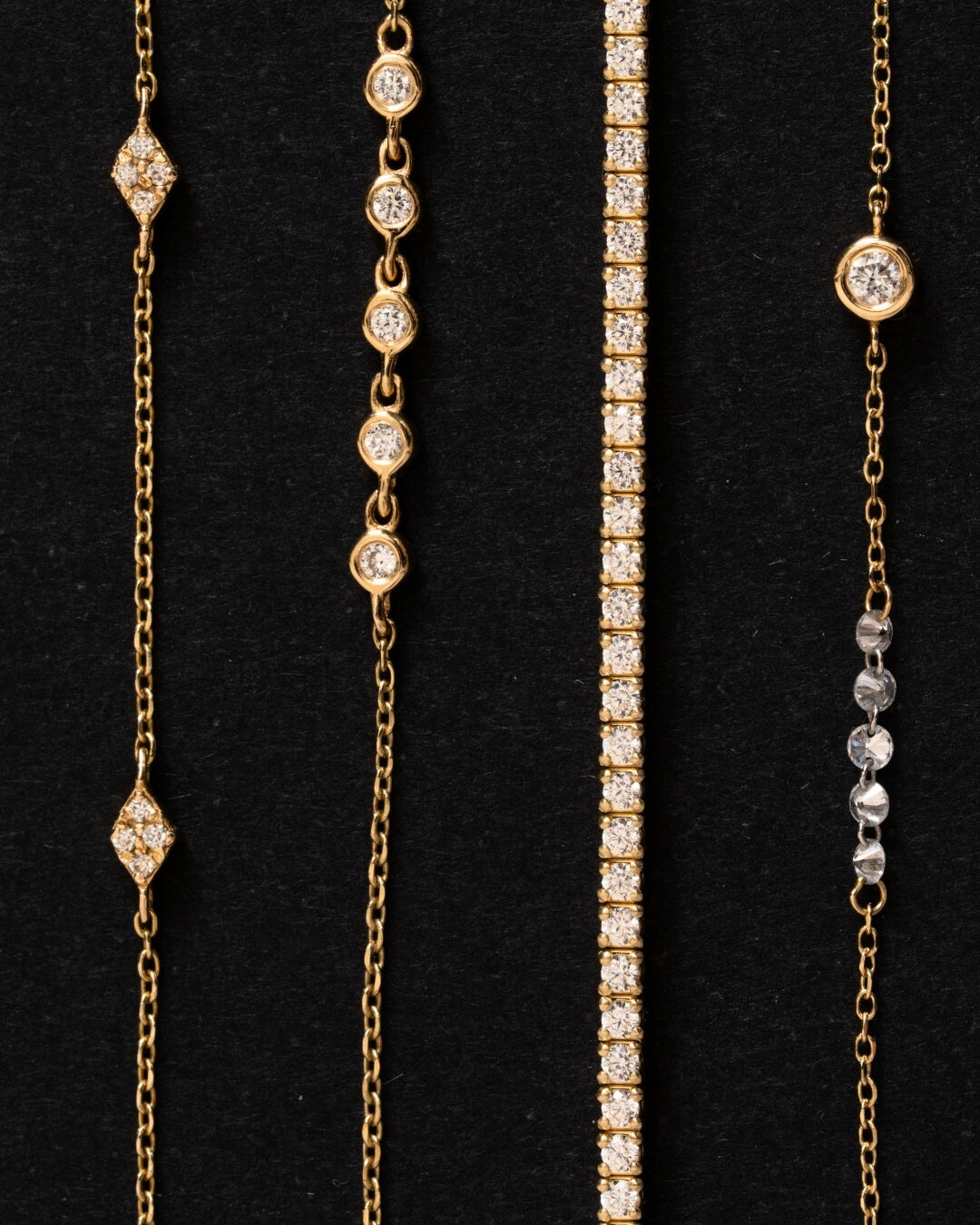 Diamond Station Bracelet Collection By Narcissus