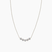 Diamond Bezel Bar Necklace