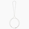 Lien Ring Chain Gold Bracelet - White Gold