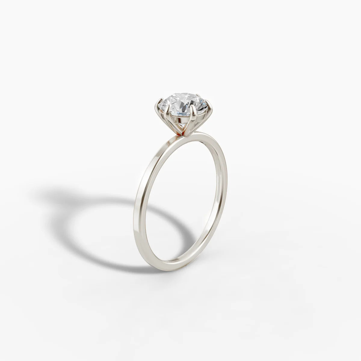 Six-Prong Solitaire Engagement Ring